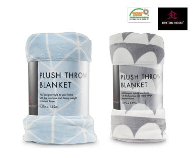 Plush Throw Blanket 1.27m x 1.52m
