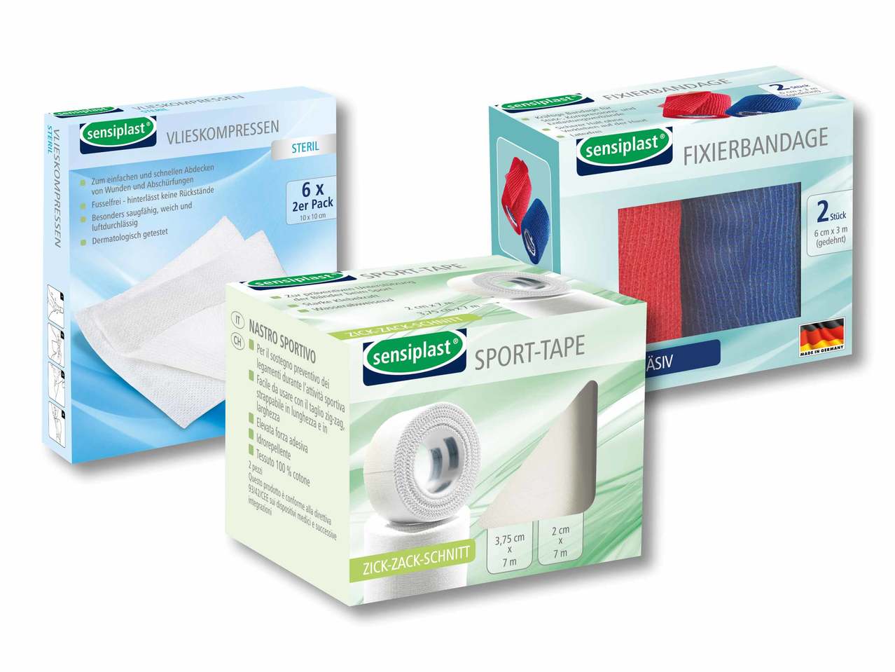 Assortiment de bandages