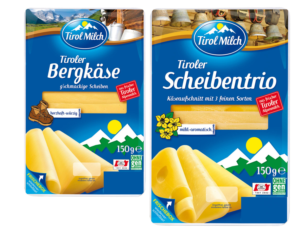 TIROL MILCH Käse in Scheiben