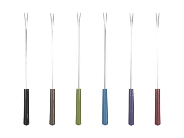 Fourchettes pour fondue à la viande, set de 6