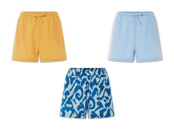 Damen Musselin-Shorts