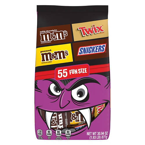 Vampire Assorted Fun Size Chocolates, 55 count