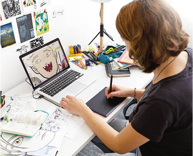 One by Wacom Graphics Tablet
