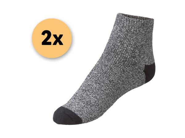 Men's Thermal Work Socks, 2 pairs
