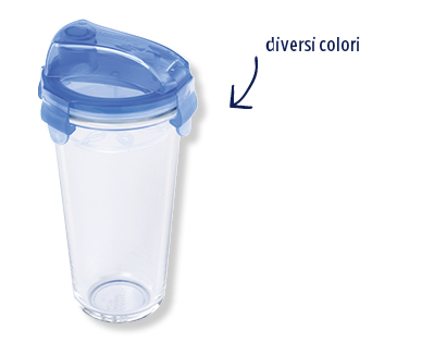 Shaker in vetro con chiusura a clip GLASSLOCK