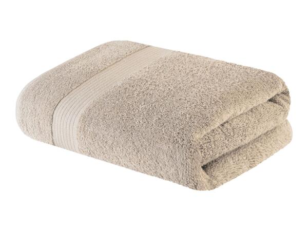 Livarno Home Beige Bath Towel