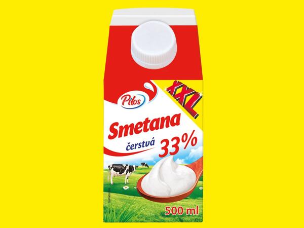 ČERSTVÁ SMETANA KE ŠLEHÁNÍ