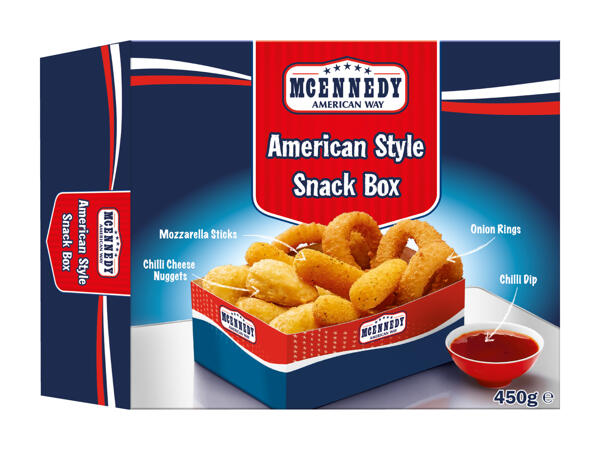 Boîte de snacks américains