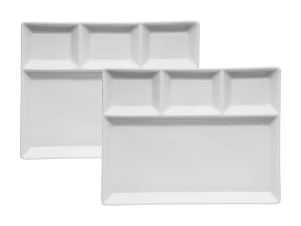 Assiettes à fondue, set de 2