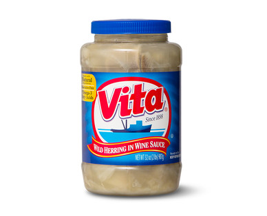 Vita Jarred Herring Fillets in White Wine Sauce