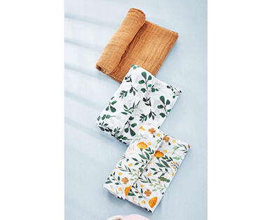Muslin Baby Wrap 3pk