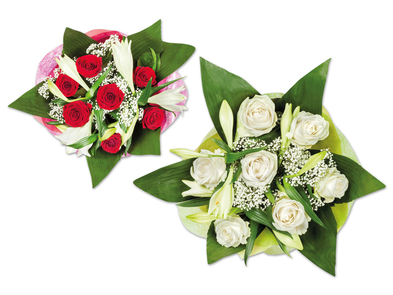 Rosen-Lilien-Strauß Premium