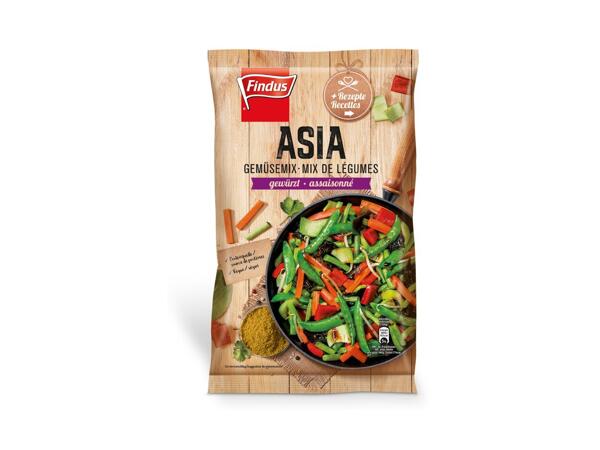 Mélange de légumes asiatique Findus