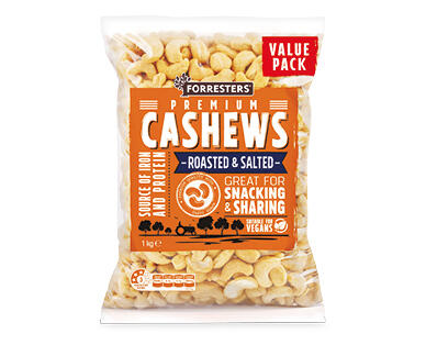 Cashews Roasted and Salted 1kg