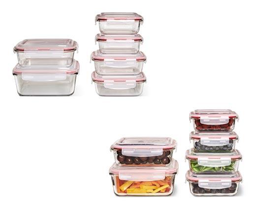 Crofton 
 12-Piece Glass Bowl Set with Snap Lids