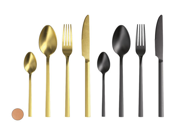 Edelstahl-Besteck-Set, 16-teilig