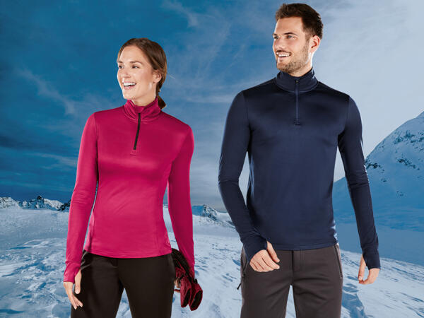 Damen/Herren Ski-Funktionsshirt