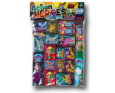 Lot Action Heroes, 340 pièces WECO SUISSE(R)