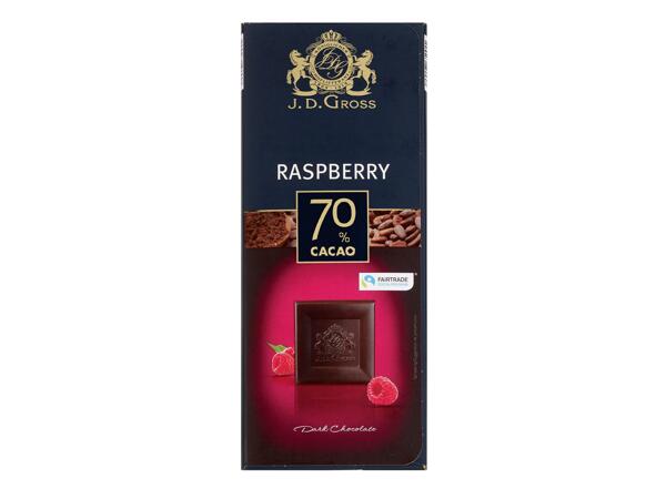 Chocolat à la framboise