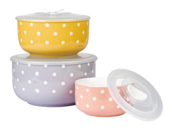 Ernesto Porcelain Bowl Set - 3 piece set