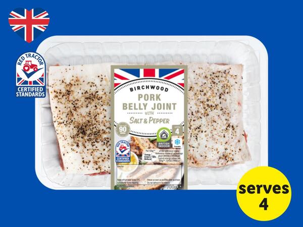 Birchwood Salt & Pepper British Pork Belly Joint