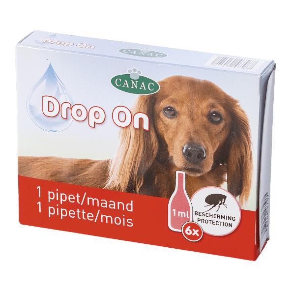 Vachtverzorgende druppels voor honden