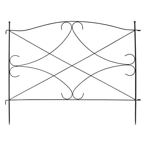 Powder Coated Steel Garden Fence Panel