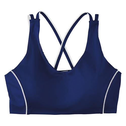 Premium Low Impact Sports Bra - Navy Blue, L