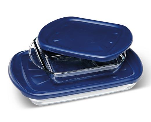 Crofton 4 Pc. Glass Bake and Store