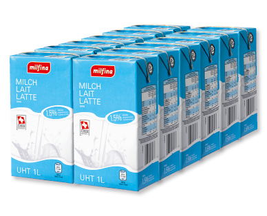 Latte UHT MILFINA