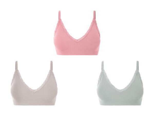 Brassière côtelée