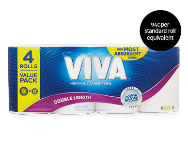 Viva Paper Towel Double Length 4pk