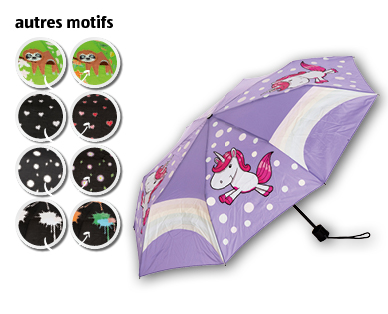 Parapluie avec changement de couleur