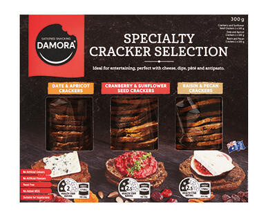 Damora Specialty Cracker Selection 3pk/300g