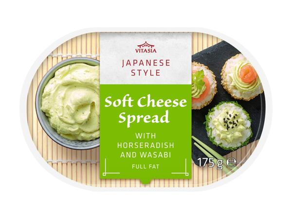 Fromage frais avec wasabi