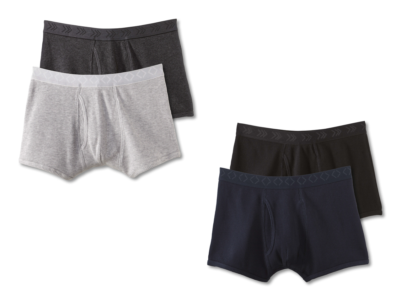 Boxers en côtes, lot de 21