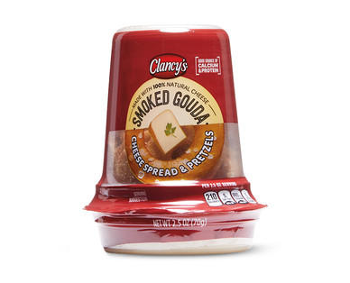 Clancy's Cheddar or Smoked Gouda Pretzel Snack Packs