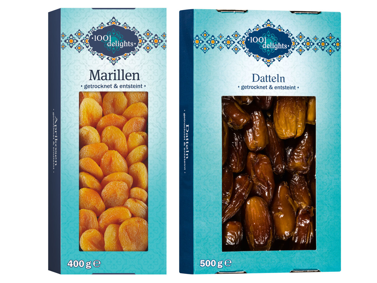 1001 DELIGHTS Datteln, Marillen oder Feigen