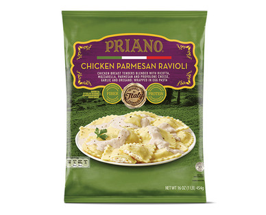 Priano Italian Sausage or Chicken Parmesan Ravioli