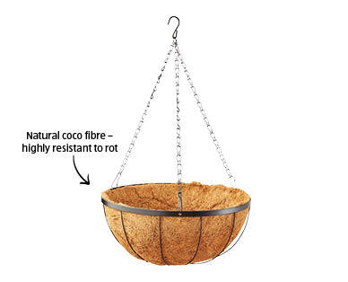 Hanging Basket with Liner or Basket Liners 2pk