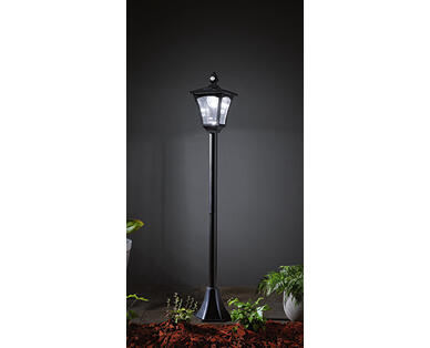 Solar Post Light or Post and Wall Light