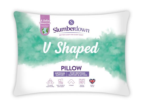 Slumberdown V Shaped Pillow