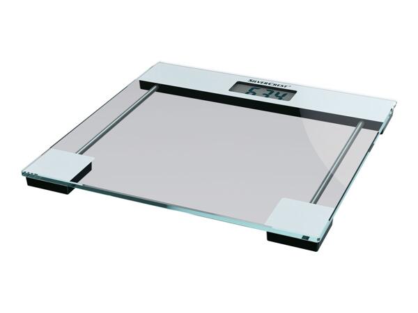 Silvercrest Personal Care Glass Bathroom Scales