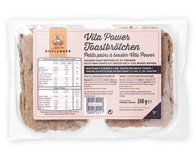 Panini da toast Vita Power MAÎTRE BOULANGER