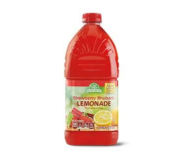 Nature's Nectar Backyard Lemonades Strawberry Rhubarb