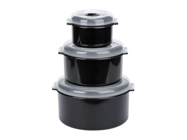 Livarno Home Microwaveable Container Set - Set of 3