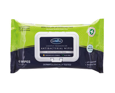 Antibacterial Wipes 40pk