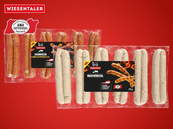 Kasbratler oder Bratwürstel