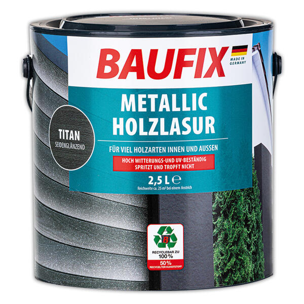 Metallic-Holzlasur