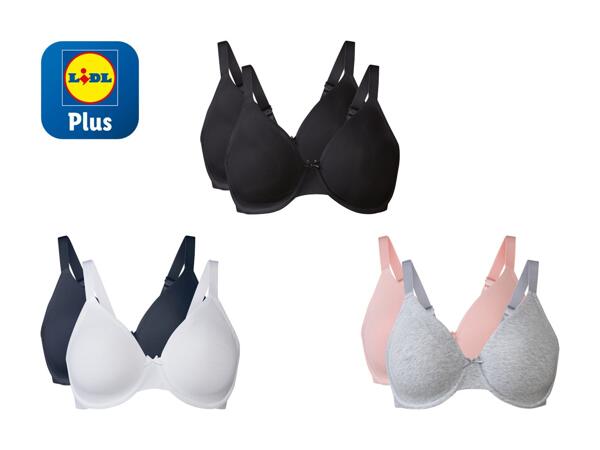 Reggiseno con ferretto, 2 pezzi